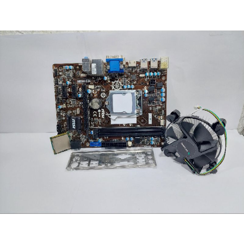 Paket Murah Motherboard H81 MSI + Processor Core i5 4590 3.3Ghz