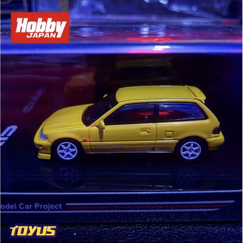 Hobby Japan - HONDA CIVIC EF9 SIR II CUSTOMIZED VER YELLOW