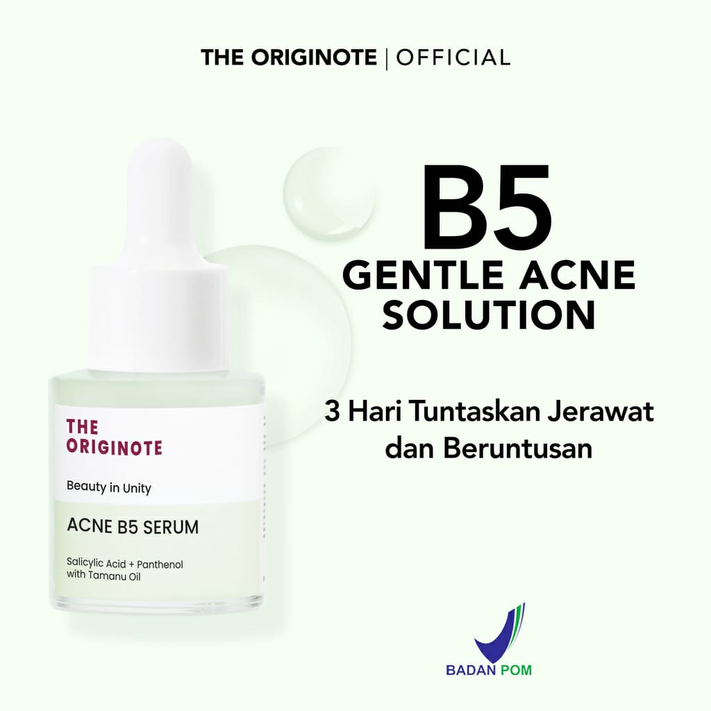 (READY) THE ORIGINOTE ACNE B5 SERUM 20 ML / SERUM ANTI ACNE ANTI INFLAMASI