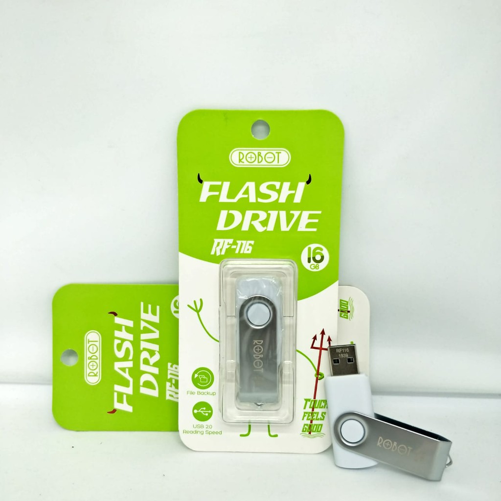 promo~FLASHDISK USB 2.0 ROBOT RF104 4GB RF108 8GB RF116 16GB RF132 32GB Rotatable U-Disk - Garansi Resmi 1 Tahun By VIVAN