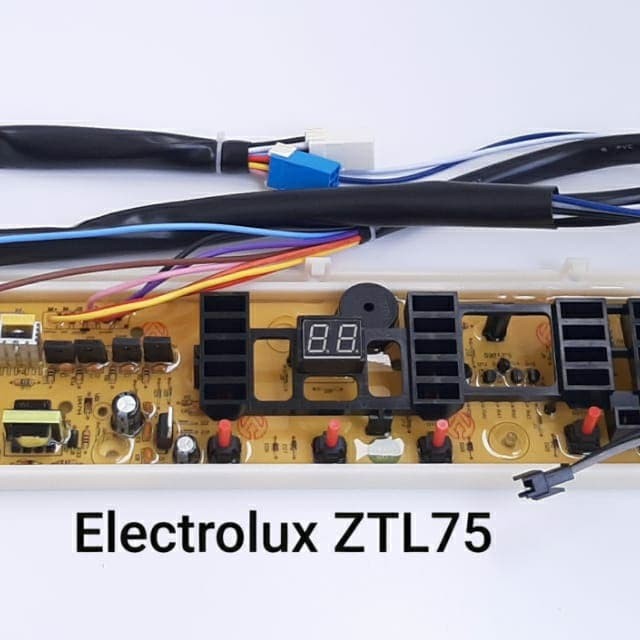 modul pcb mesin cuci electrolux EWT704S EWT7042S 7 tombol ZTL-75