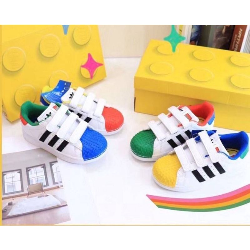 Sepatu Anak laki-laki Perempuan Adidas superstar Lego Original
