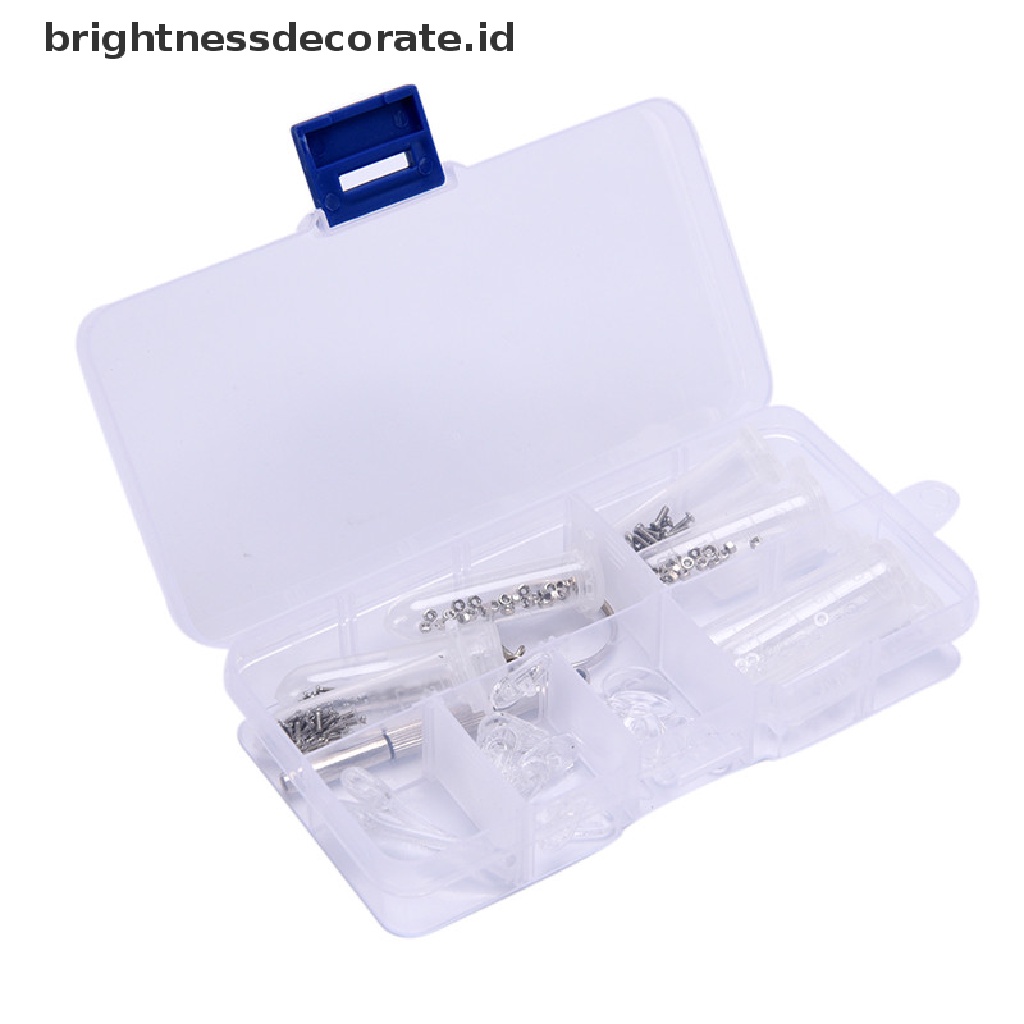 [birth] Screw Nut Nose Pad Optical Repair Set Assortment Sunglass Tool Kit For glasses [ID]