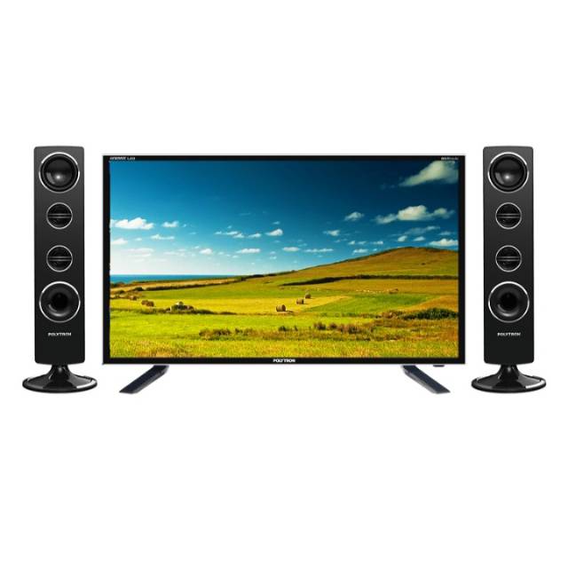 TERMURAH  POLYTRON TV LED 32 INCH BONUS SPEAKER TOWER