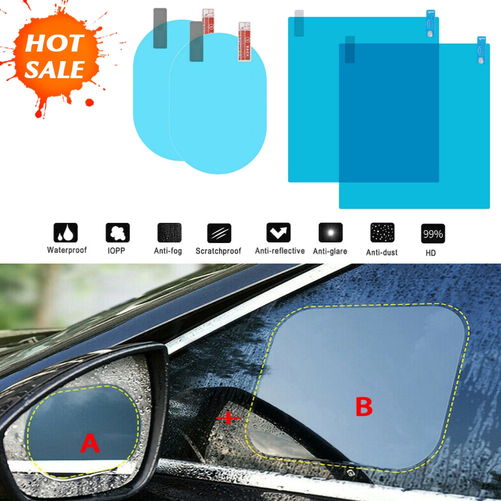 Car rearview mirror rain film anti-fog HD car waterproof makes travel safer