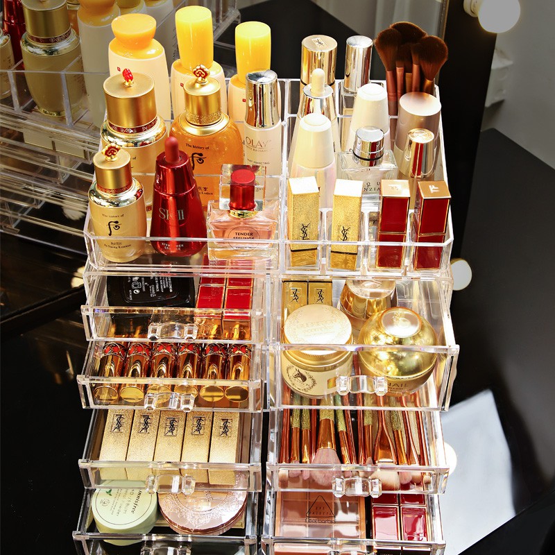Kotak  Make  Up  Laci Acrylic Rak Kosmetik Organizer Rak   Kotak  Make  Up  Laci Acrylic Rak Kosmetik Organizer Rak