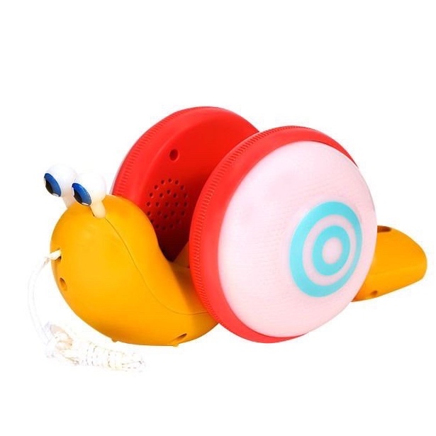 mainan anak pull along snail toy / siput ditarik berjalan+led / Siput Lucu