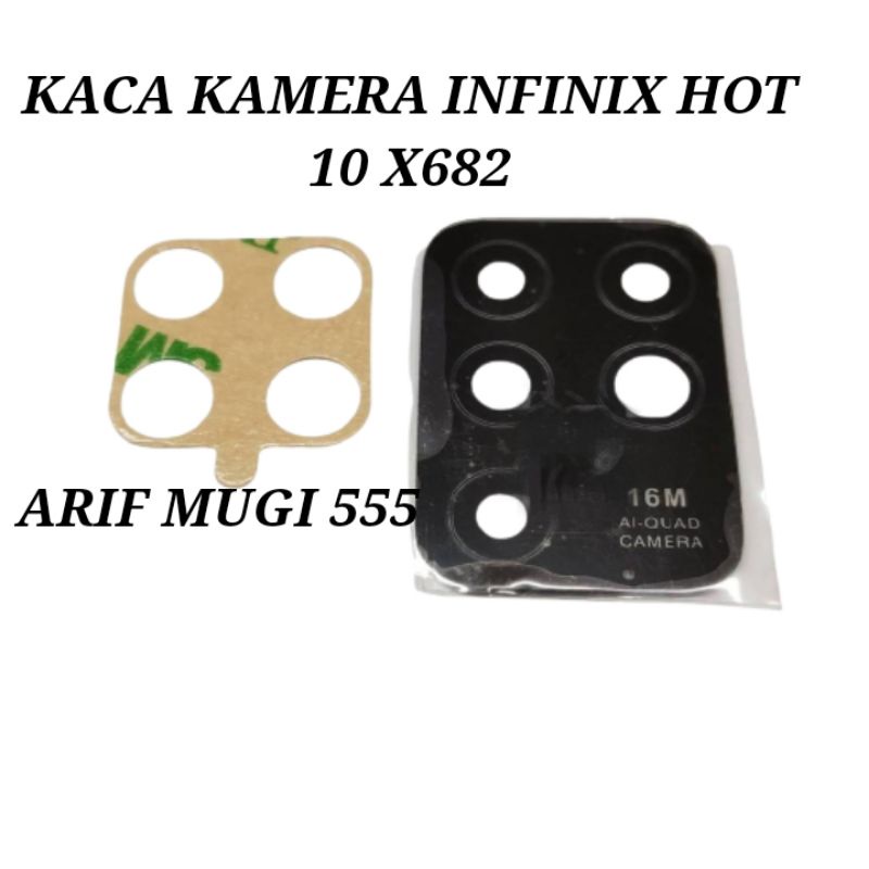 Kaca Lensa Camera Belakang Infinix Hot 10 X682 Original