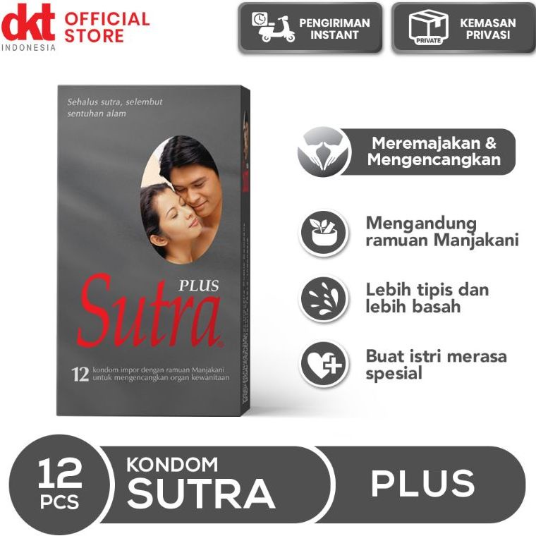 SAFETY PACKAGING SUTRA Plus Condom Kondom Tisu Tissue Classic isi 24 s 3 s/ Gerigi 12s