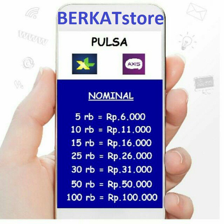 Pulsa Xl Murah Pulsa Axis Mura 5rb 10rb 20rb 50rb 100rb Shopee Indonesia