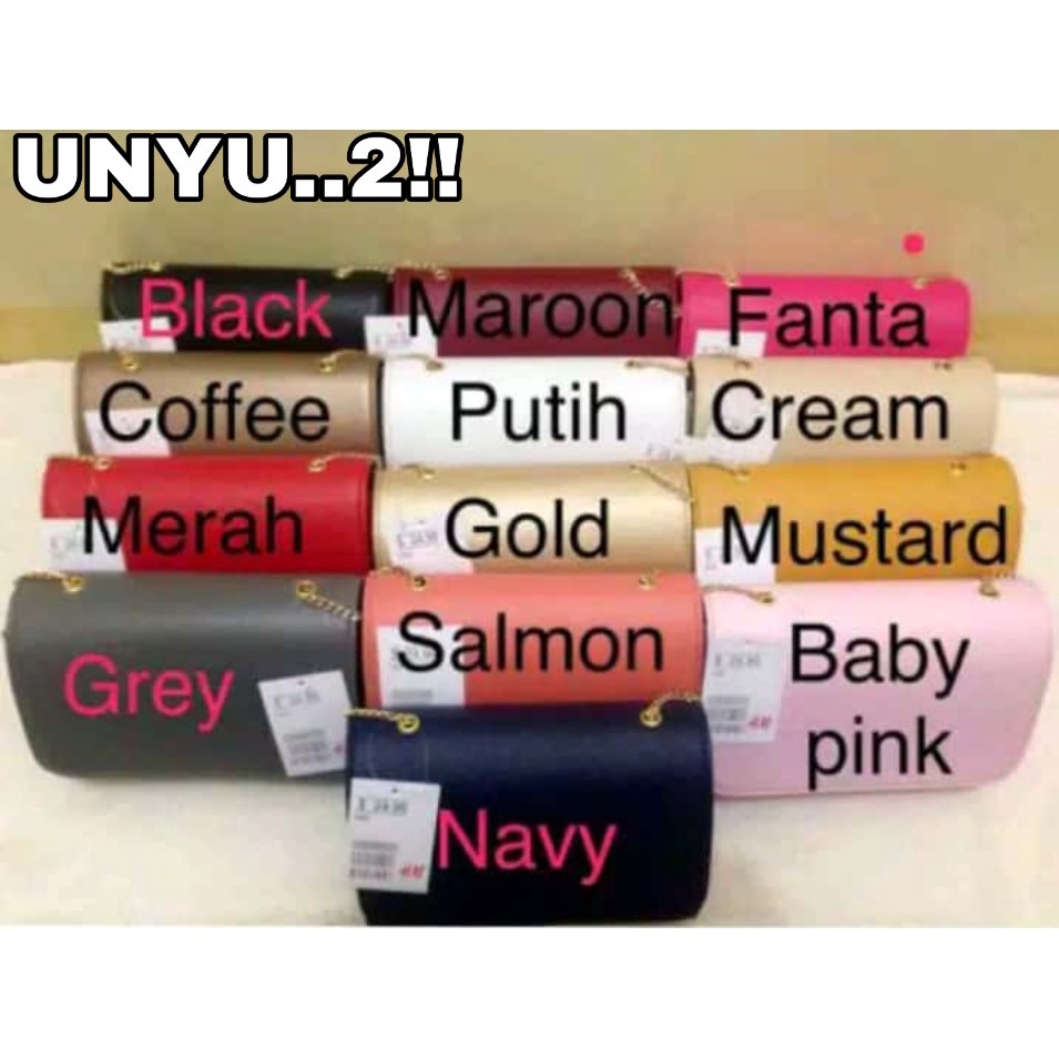 TERMURAH GROSIR Tas HnM - Tas salempang wanita Mini Clutch Unyu