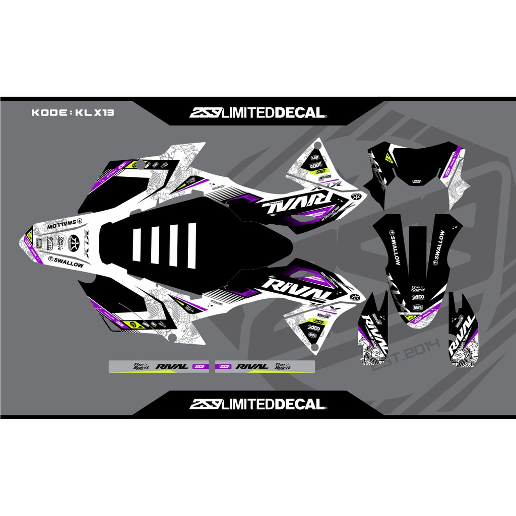 Decal Kawasaki KLX 150 BF SE Extreme | KLX13