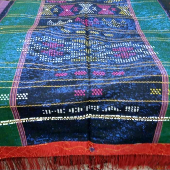 Clothes Ulos Sadum Metalic (Biru-Merah&Biru-Ijo)