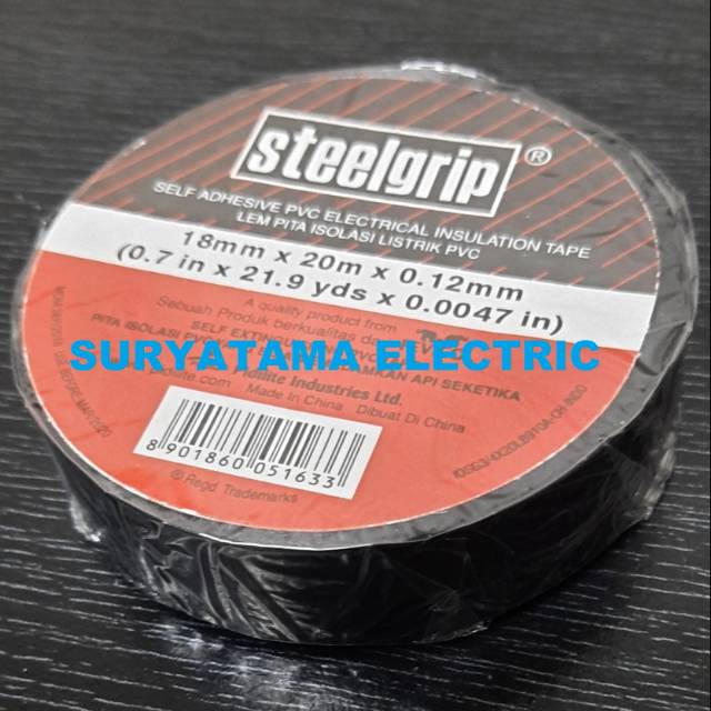 

Isolasi Steelgrip 18mm x 20m x 0,12mm