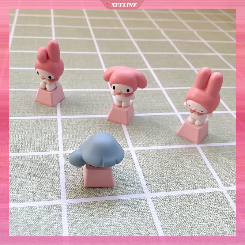 Keycap Tombol keyboard Mekanikal Pbt stereo Motif Kartun My Melody R4 ESC