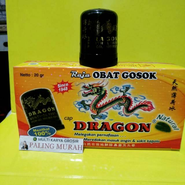 Mentol Dragon / Menthol Dragon Raja Obat Gosok 20 gram