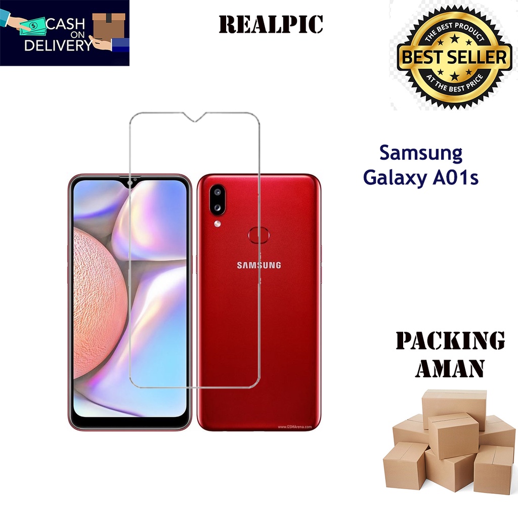 Tempered Glass Samsung Galaxy A01s Screen Protector Anti Gores