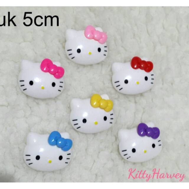 Resin Kepala Hello Kitty 5cm