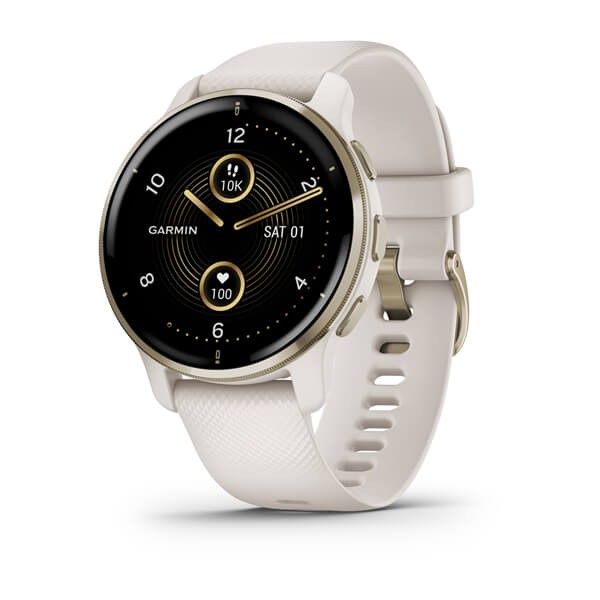 Garmin Venu 2 Plus Stainless Steel Bezel Garansi TAM 2 Tahun