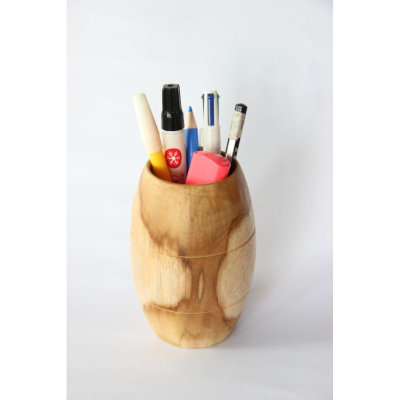 

PENCIL PEN HOLDER/TEMPAT PENSIL GARIS DARI KAYU JATI