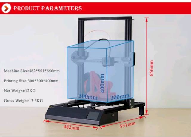 3D Printer Terbaru Luas area print 3harga pabrik