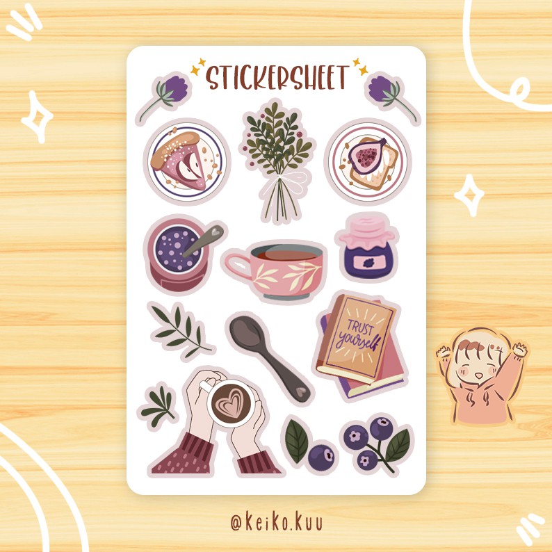 

STIKER HIASAN AESTHETHIC COCOK UNTUK DEKORASI CASE HP ATAU JOURNAL WATERPROOF