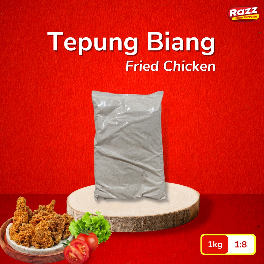 

Tepung Biang PREMIUM Fried Chicken 1kg 1:6&1:8