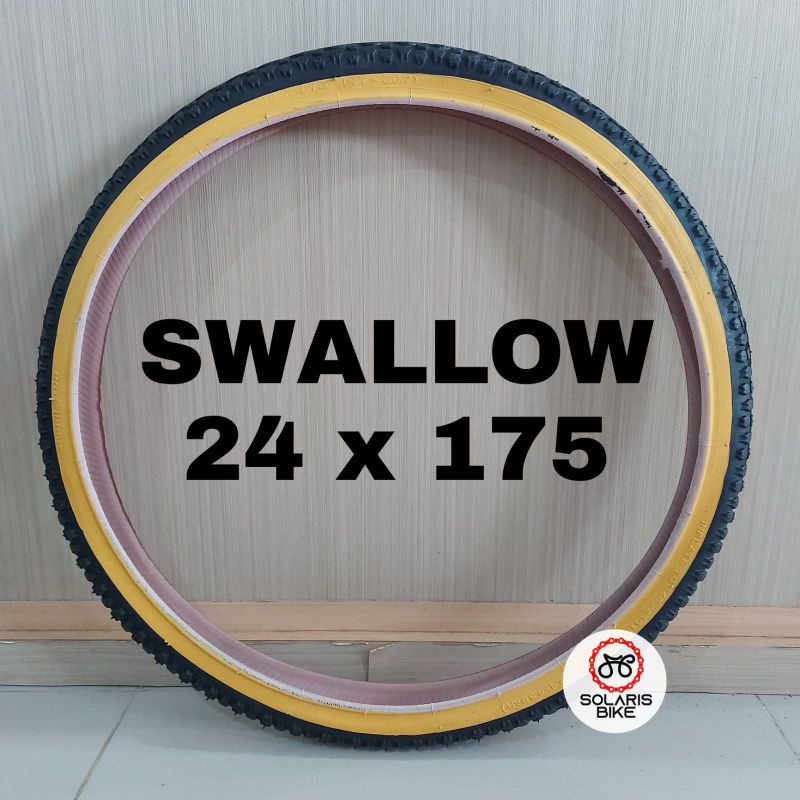 Ban Luar Sepeda MTB Mini 24 x 175 1.75 Swallow Deli Tire Original