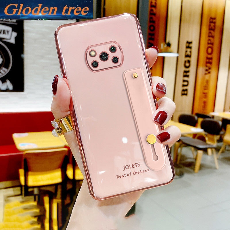 Casing Handphone Xiaomi POCO X3 NFC X3 X3 Pro Motif Pohon Emas