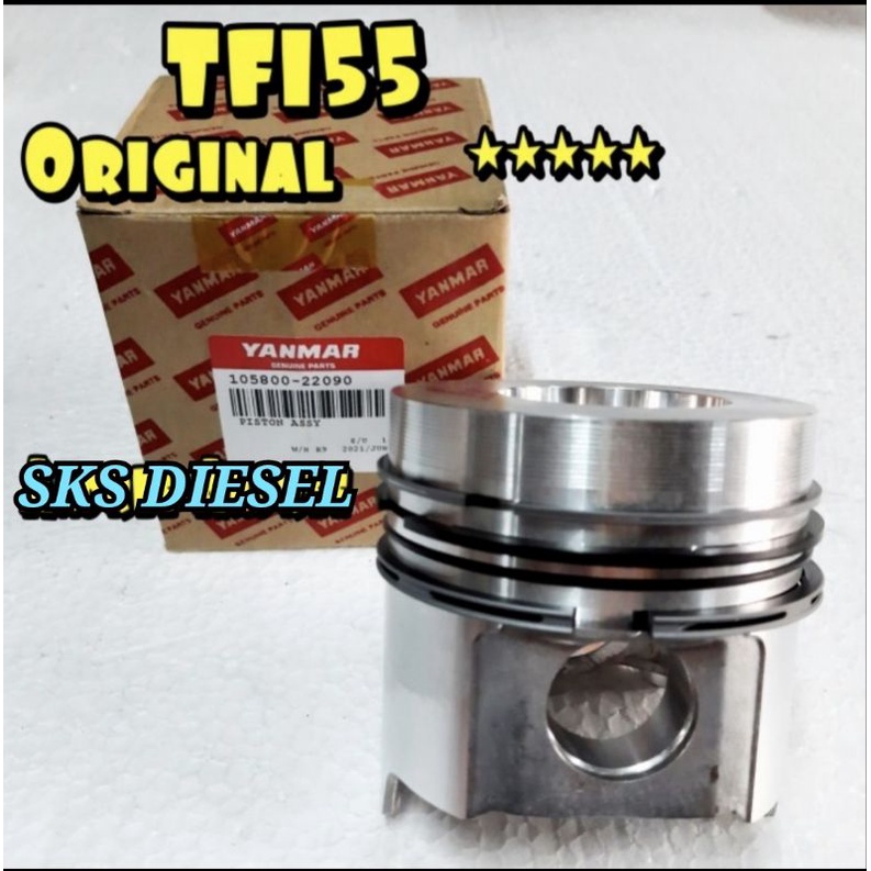 TF155 TF-155 TF 155 Piston With Ring Seher Mesin Diesel Yanmar Original