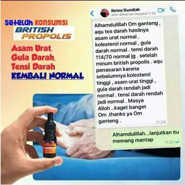 British Propolis 100% Original Obat Herbal Dewasa Dan Anak Paket Murah 3 Botol