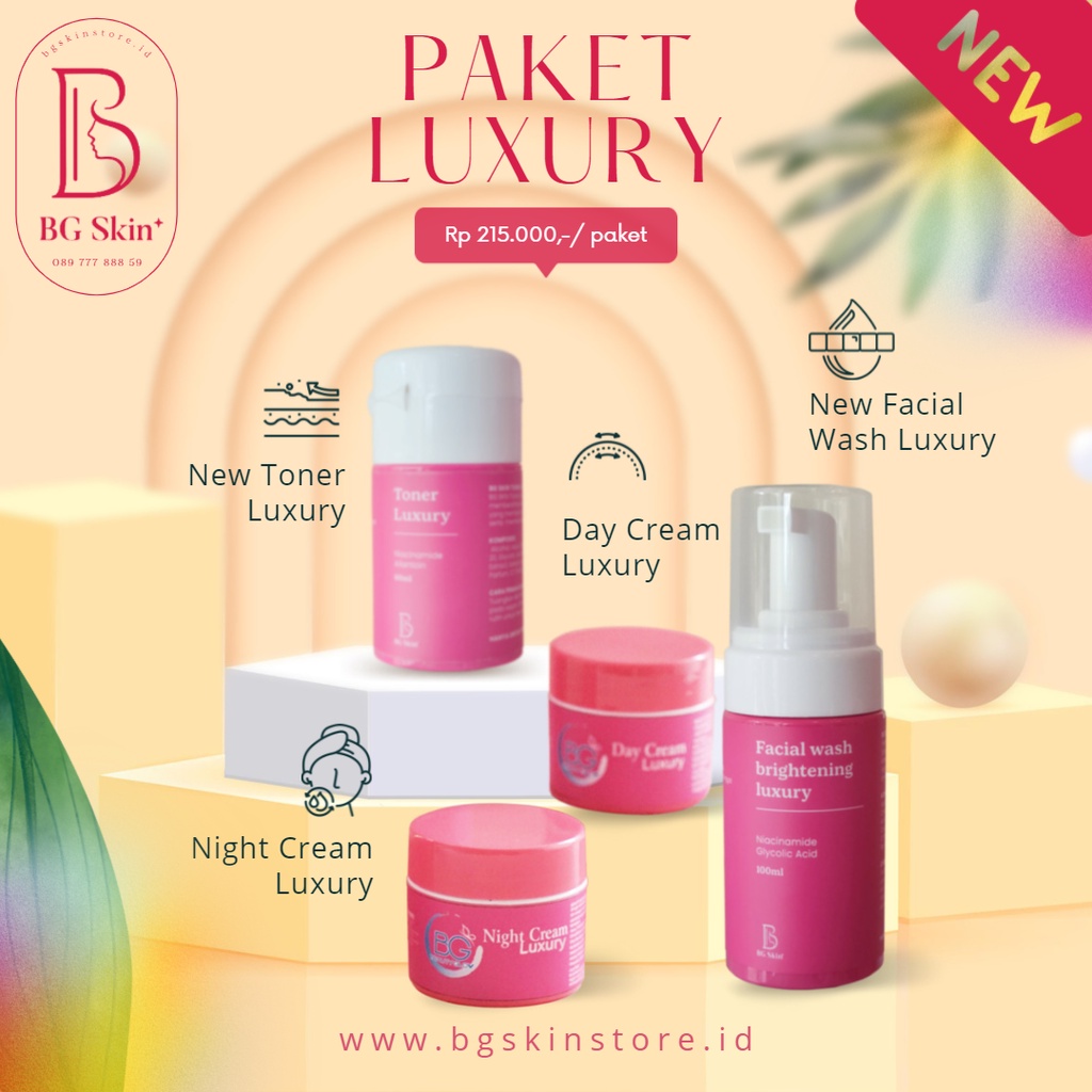 [BG SKIN] Paket Skincare Kemasan Baru BG Skin