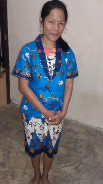 Batik Seragam Couple Plus Anak Zigzag