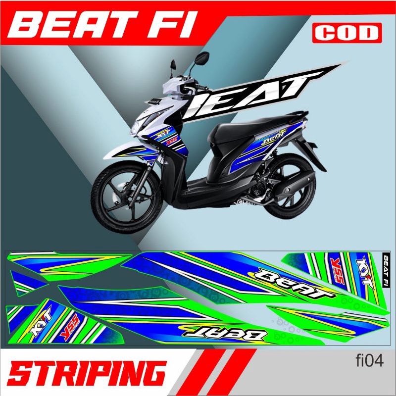 STRIPING HONDA BEAT FI RACING