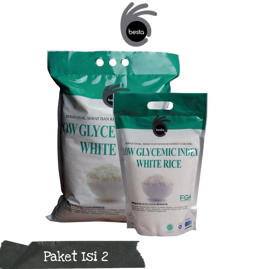

Bestarice- Beras Putih Sehat Low Calories [2 L dan 5 KG] Paket 2