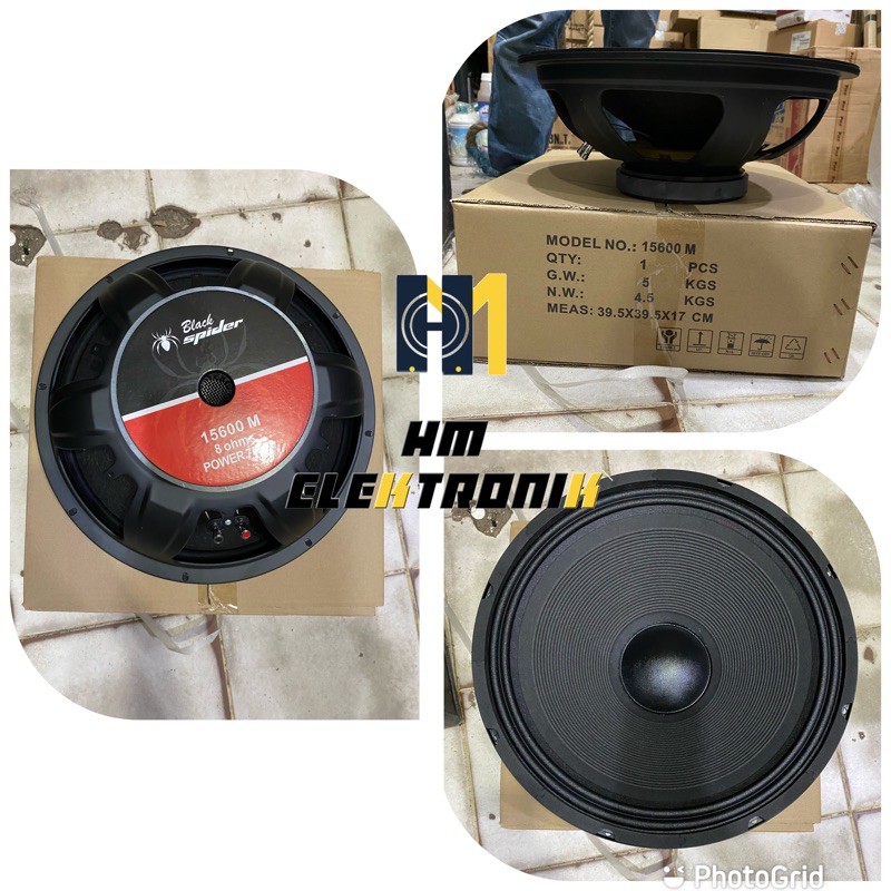 Speaker Blackspider 15600 MB black spider 15 inch