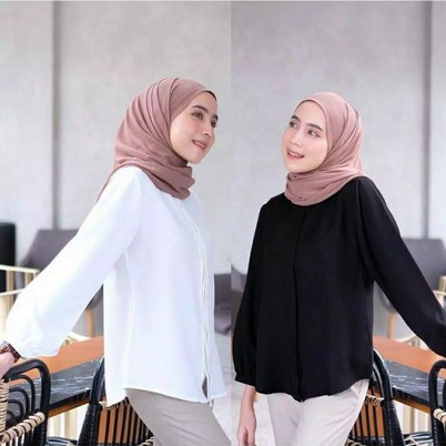 ilook | Blouse Keyra | Fashion Wanita | Bahan Creap - Fit to L-1