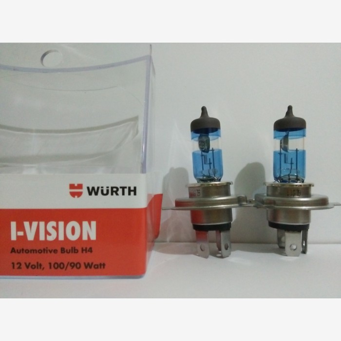 Bohlam H4 Halogen Wurth Ivision / Nightbreaker Murah