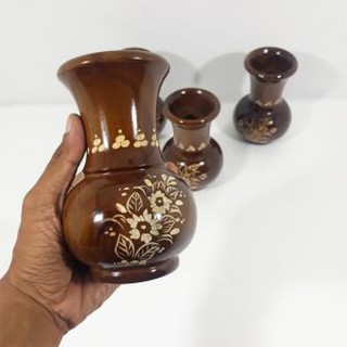 Vas Bunga Mini Hiasan Meja Kerajinan Kayu Jati Shopee Vas Bunga Mini Hiasan Meja Kerajinan Kayu Jati Shopee