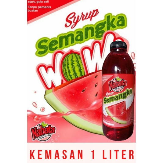 Syrup Semangka India 1 Liter