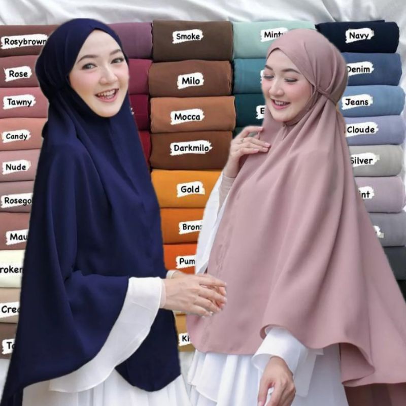 BERGO MARYAM JUMBO DIAMOND HIJAB Maryam XL Bergo