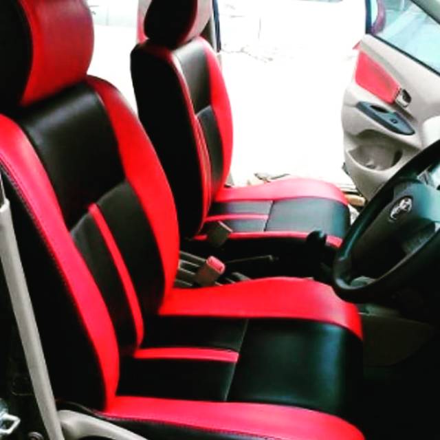 25+ Inspirasi Keren Motif Jok Mobil Merah Hitam