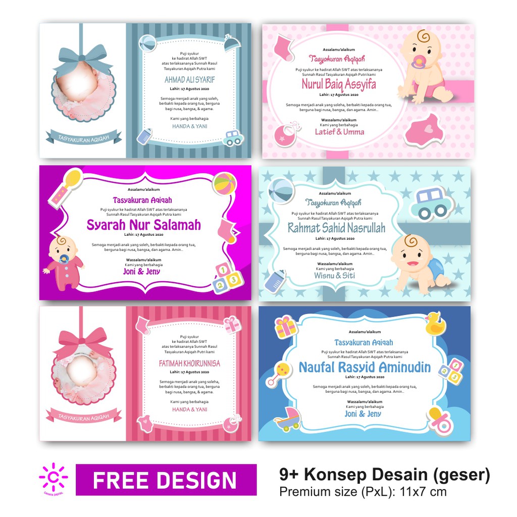 

Stiker Aqiqah Premium Free Design
