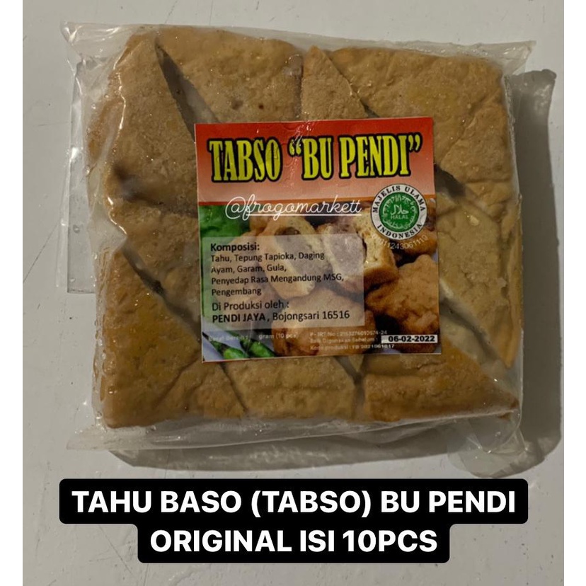 Tahu Baso (Tabso) Bu Pendi Isi 10