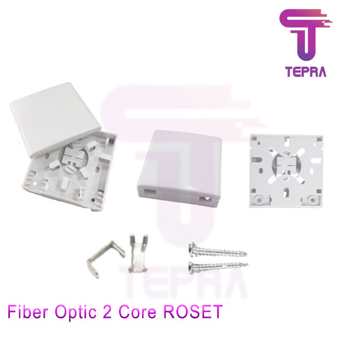 Fiber Optic 2 Core Roset Kosongan|Roset FO 2 Core|FTTH Roset