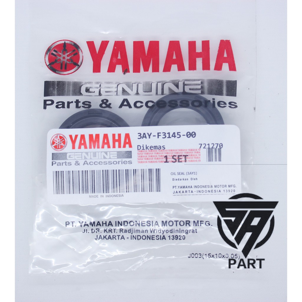 Seal Sil Shock Depan Yamaha Mio, Jupiter, Nouvo, Fino, Soul, Vega R, F1ZR Alfa (2pcs) 3AY