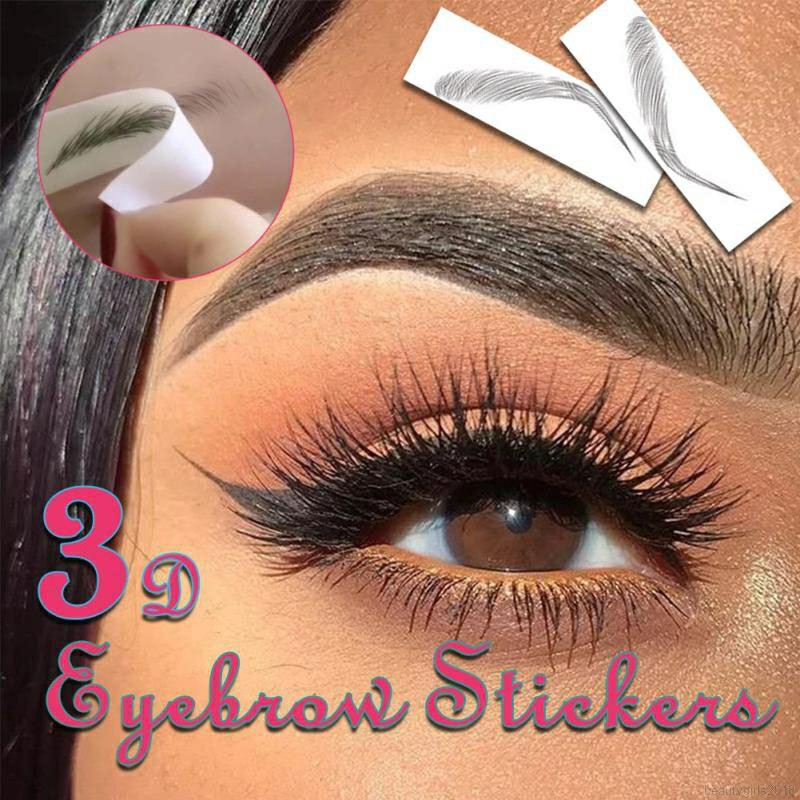 Eyebrow Tatto Sticker 3D Eyebrow Stiker Waterproof Lasting Stiker Alis