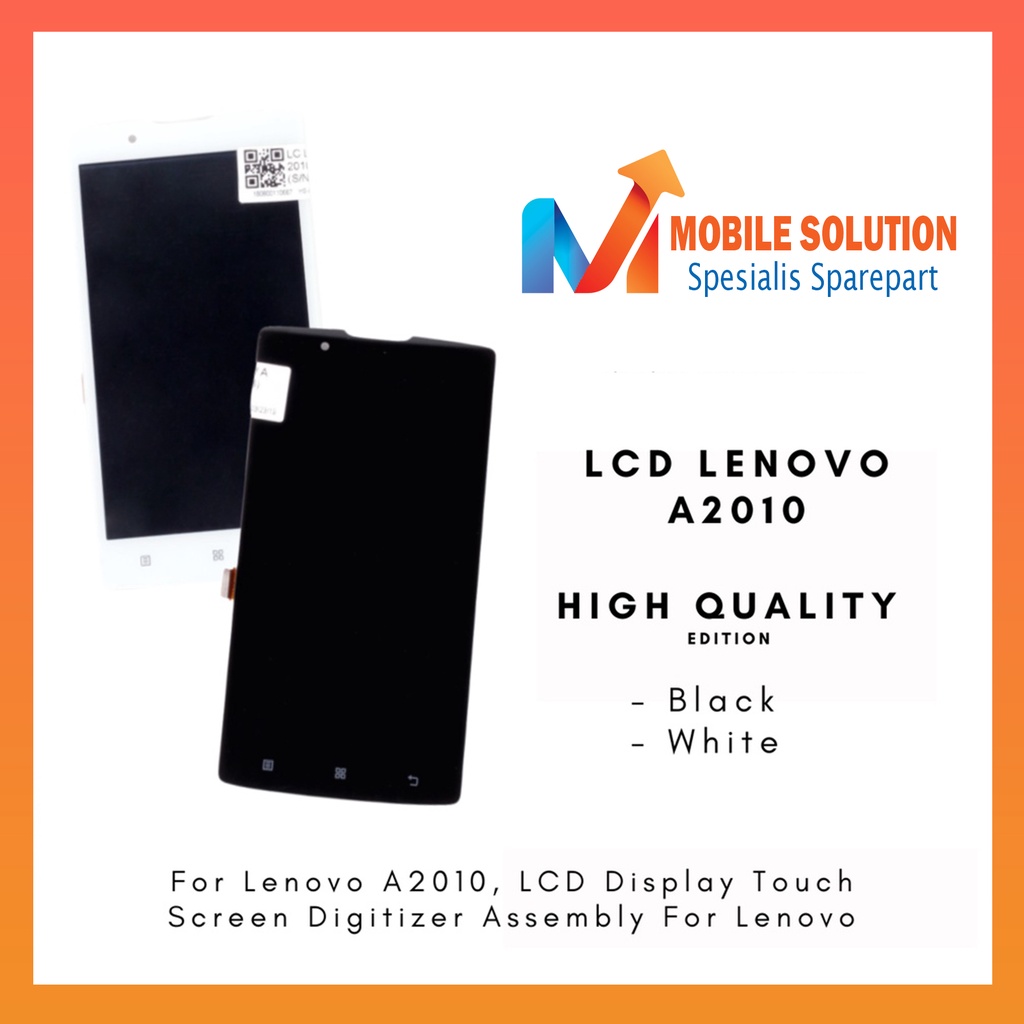 Grosir LCD Lenovo A2010 ORIGINAL 100% Fullset Touchscreen Garansi 1 Bulan + Packing / Bubbel