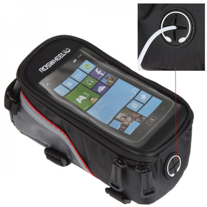 Tas Sepeda MTB Roadbike Handphone Frame Depan Waterproof 5.5 Inc