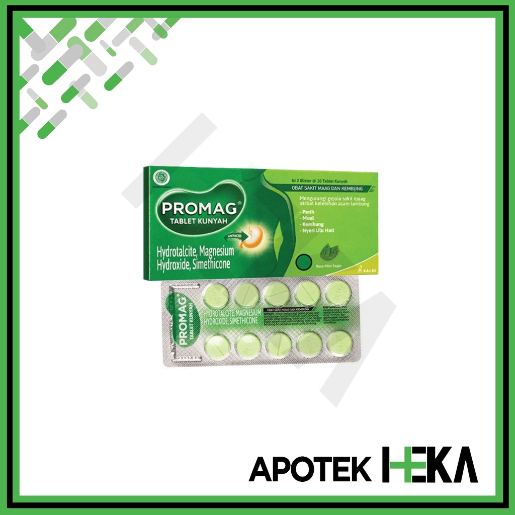 Promag Tablet Obat Maag Dus isi 3x10 Tablet (SEMARANG)